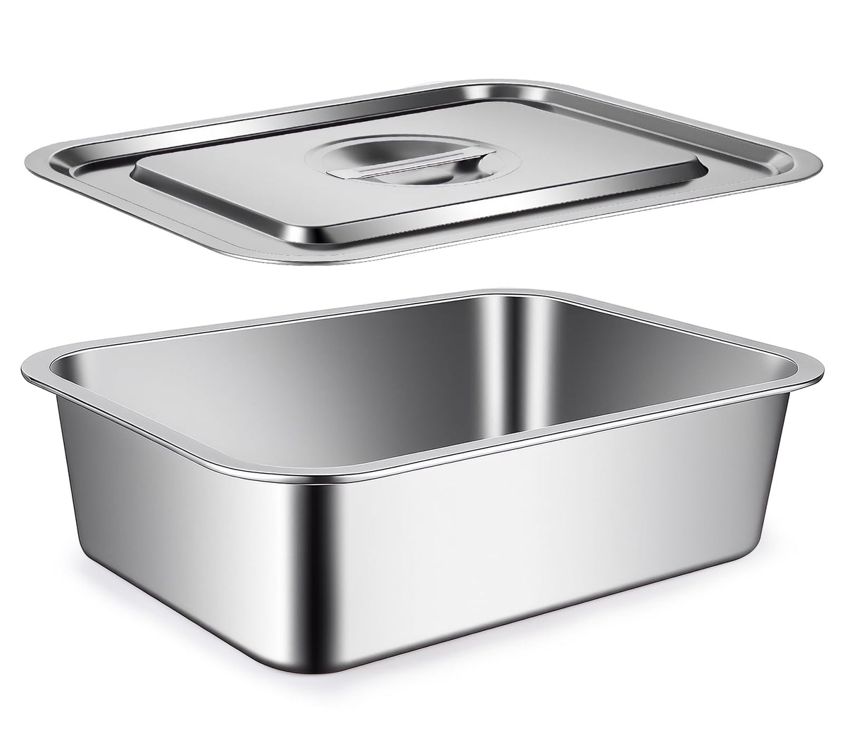 KAKO 9x13 baking pan with lid, ideal for layered dishes.