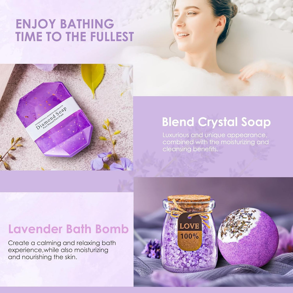 Kalapa bath bomb for a pampering bath experience