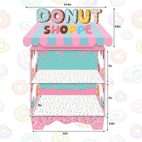 KALEFO Cupcake Decor Donut Stand enhances buffet visuals and guest enjoyment