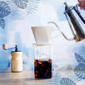 Kalita 2001 cone design for even extraction.