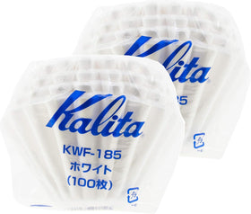 Kalita Karita Wave 185 filter with folded edge for clean, even extraction