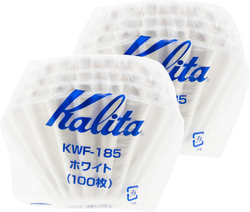 Kalita Karita Wave 185 filter with folded edge for clean, even extraction