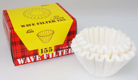 Kalita Karita Wave Filter box with 150 sheets for easy camping brew.