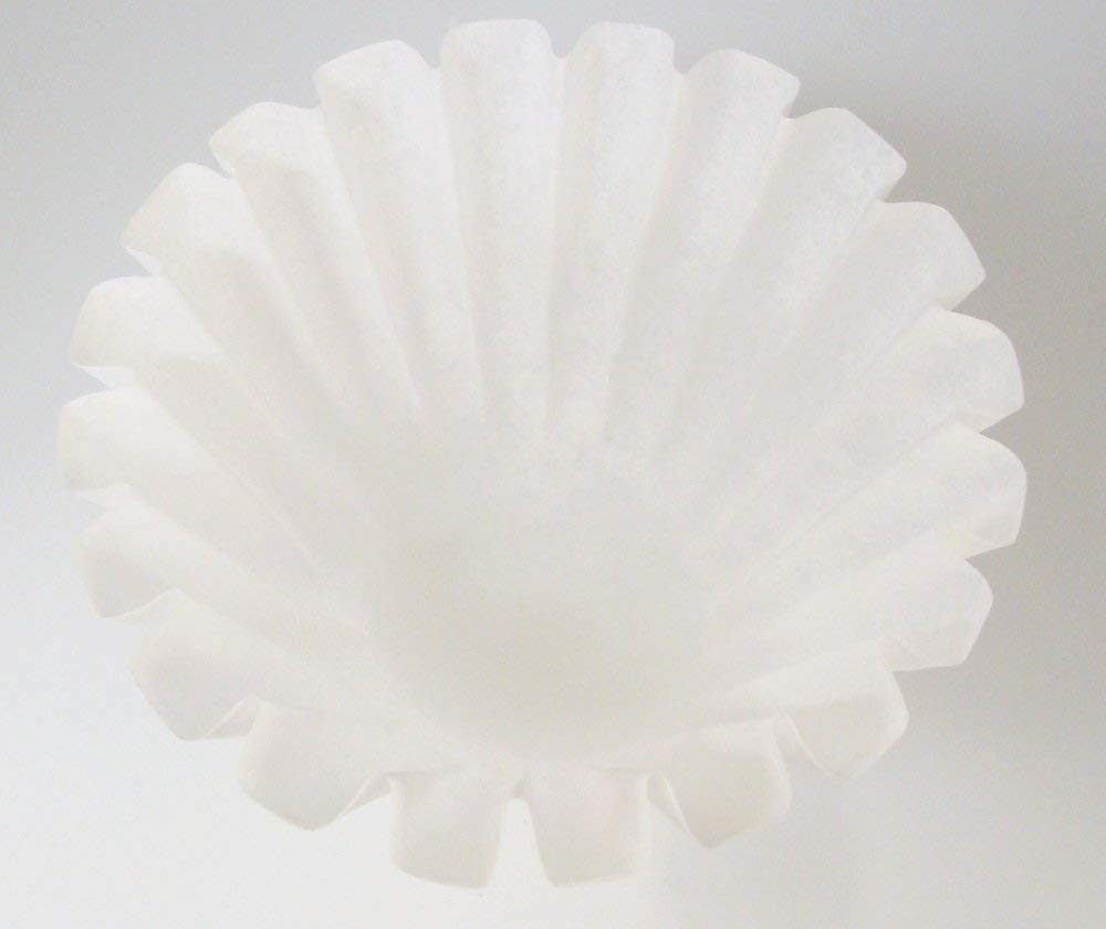 Kalita Karita Wave Filter uses conifer pulp for smooth pour-over.