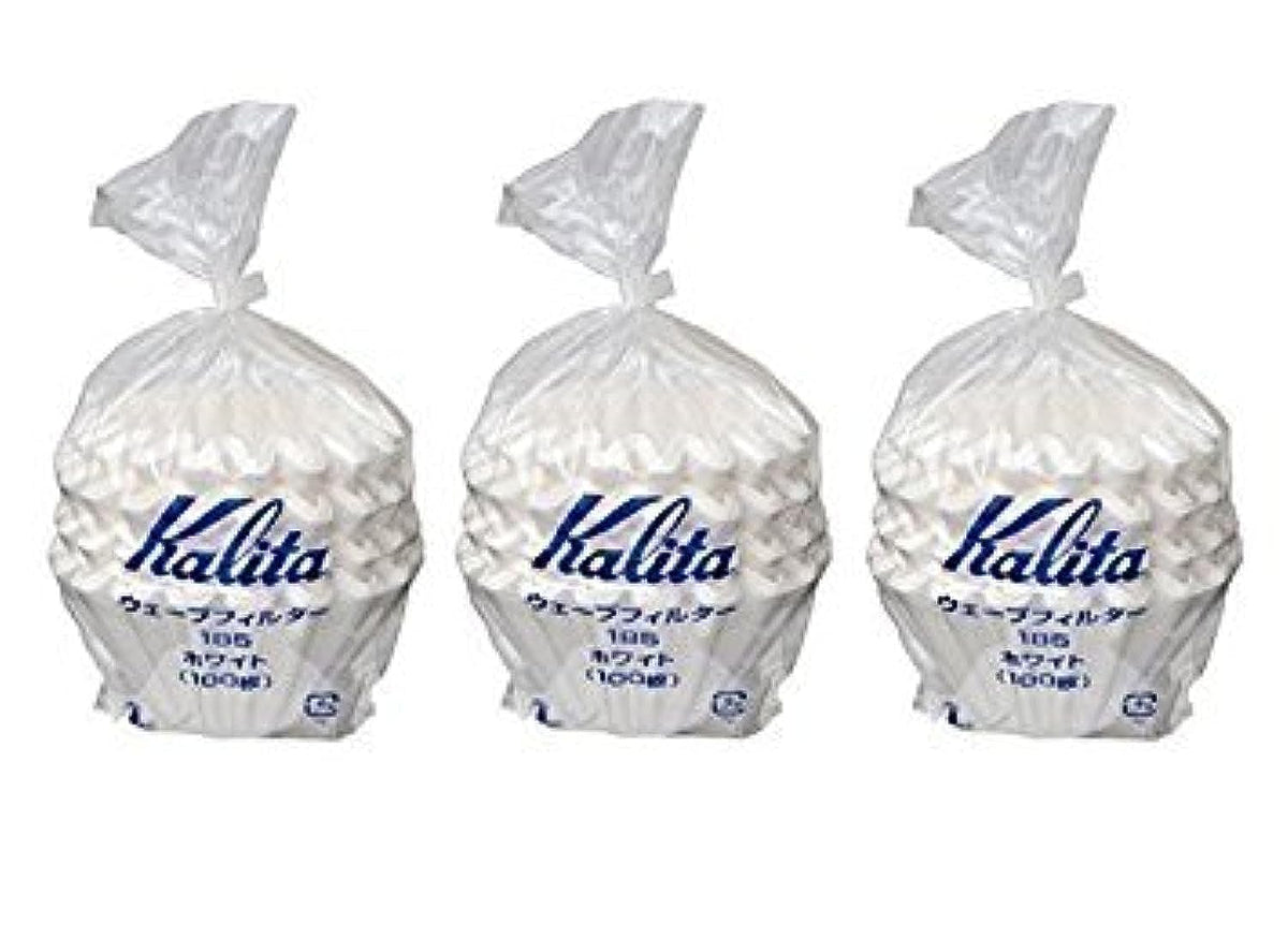 Kalita Wave 185 white filter pack, front view, supports consistent pour-over flavor.