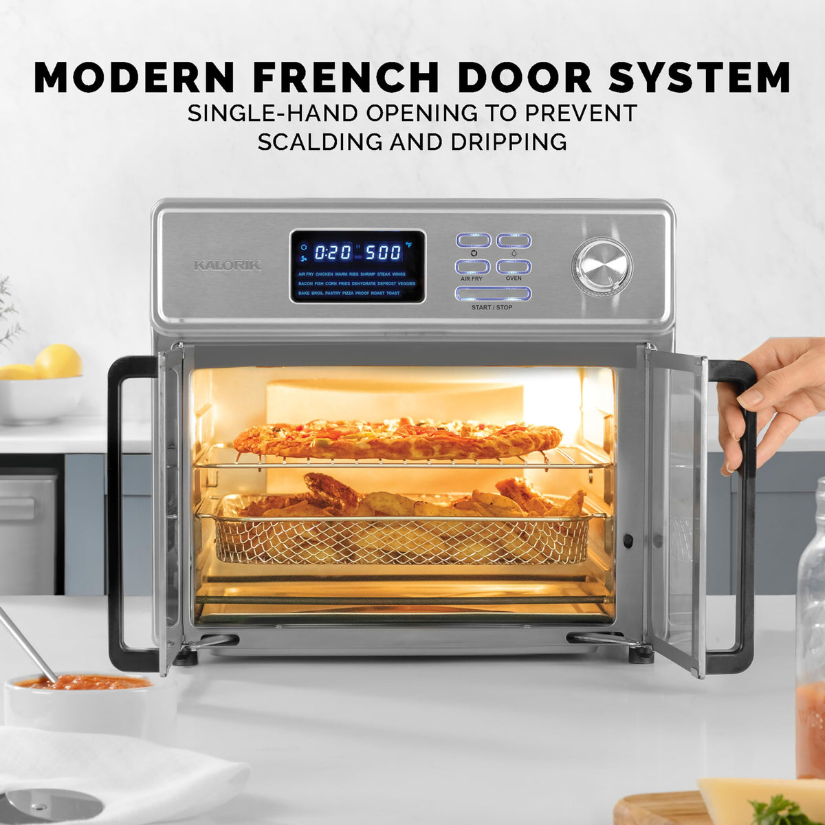 Kalorik MAXX Air Fryer Oven cookbook included for ideas
