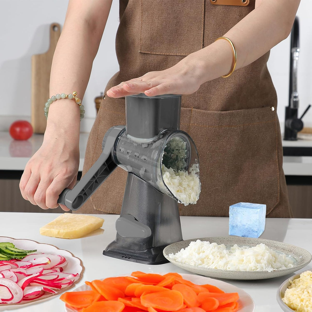 KalraMay rotary grater drum used for fast cheese shredding