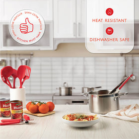 Kaluns heat-resistant utensils up to 350°F, ideal for simmering and pan searing.