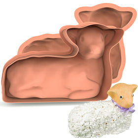 Kamehame Lamb Cake Mold with 3D lamb design for Easter baking