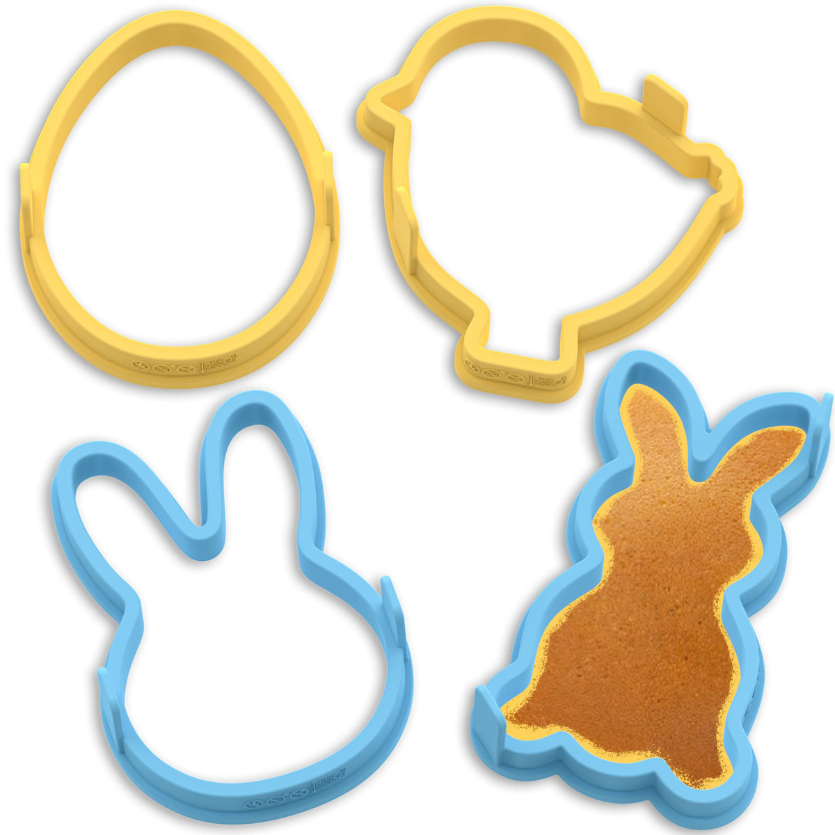 Kamehame silicone bunny mold for fun breakfast shapes kids love.