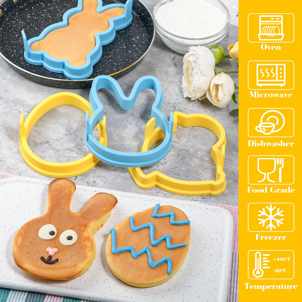 Kamehame silicone egg mold for perfectly round eggs with ease.