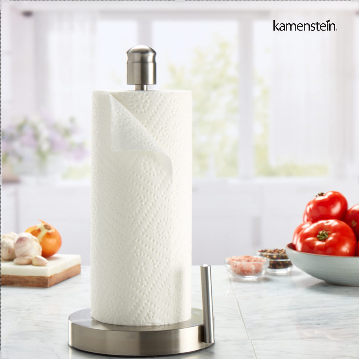 Kamenstein Perfect Tear suitable for kitchen, bathroom, garage, and RV spaces.