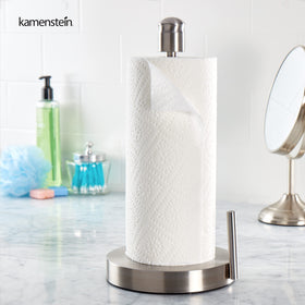 Kamenstein Perfect Tear aluminum roller fits standard, jumbo, and most roll sizes.