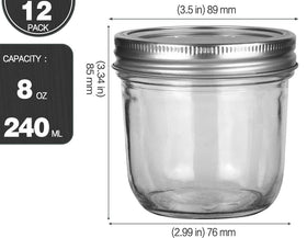 KAMOTA silver lids close-up on wide-mouth jars showing secure seal.