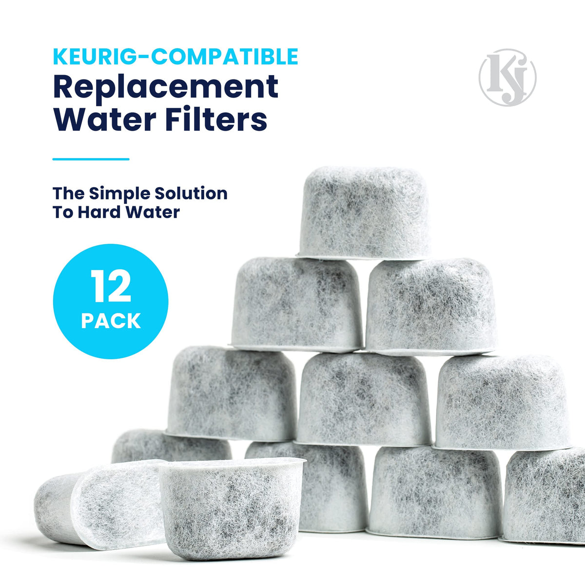 K & J Keurig filter micromesh close-up highlights durable mesh staying in place