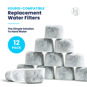K & J Keurig filter micromesh close-up highlights durable mesh staying in place
