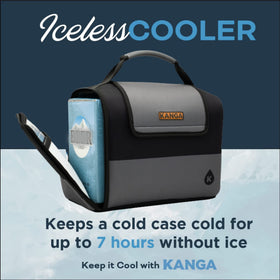 Kanga Kase Mate Midnight durable insulation protects drinks outdoors all day.