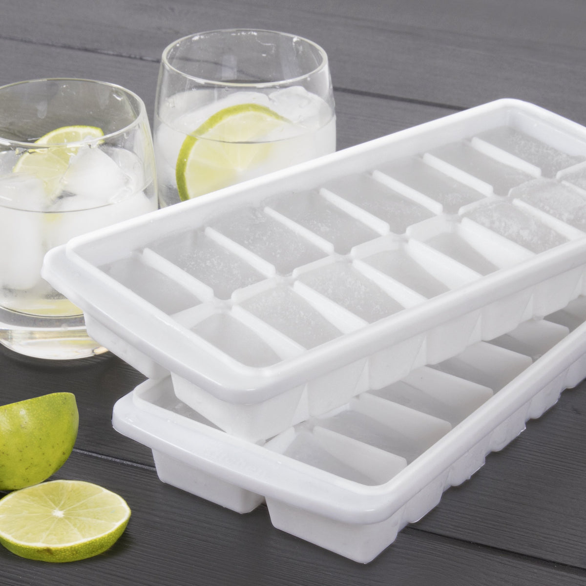Kangaroo compact freezer trays maximize space for small kitchens and mini fridges.