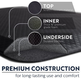 KANGAROO longlasting-support aids fatigue reduction during extended standing sessions.