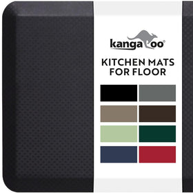 KANGAROO thick ergonomic anti-fatigue mat in kitchen for extended standing comfort