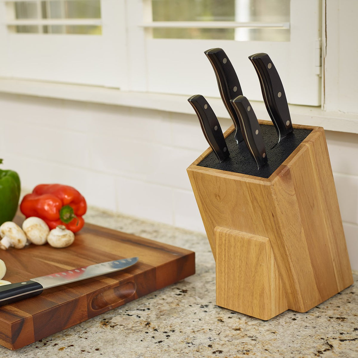 Kapoosh Dice Knife Block fits blades up to eight inches