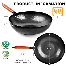 KAQINU wooden lid and detachable handle ensure safe, ergonomic use.