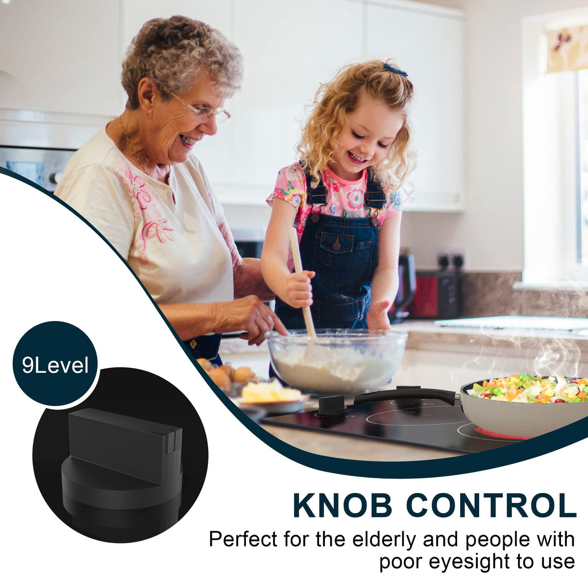 Karinear 110V cooktop embedded install option for space-saving design