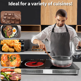 Karinear 24-inch portable stove with no-install setup for quick meals anywhere