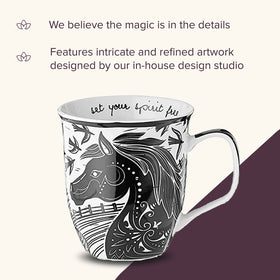 Karma Gifts boho mug durable handle for daily use
