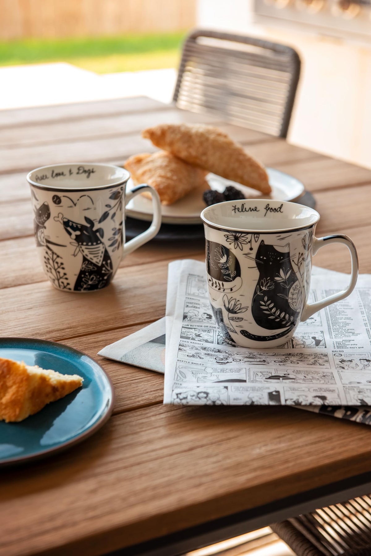 Karma Gifts boho mug raven quote artwork for uplifting mornings