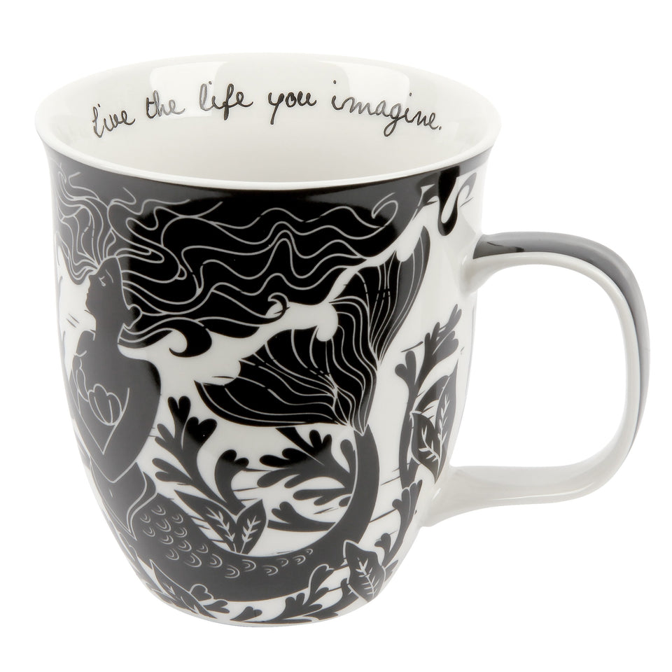 Karma Gifts mermaid mug with boho design for daily coffee rituals