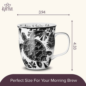 Karma Gifts nature-inspired sea turtle mug adds calm vibes to your coffee routine.