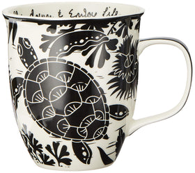 Karma Gifts sea turtle boho mug design for daily coffee or tea.