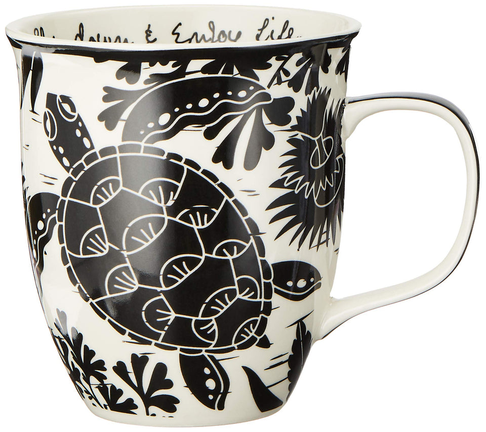 Karma Gifts sea turtle boho mug design for daily coffee or tea.