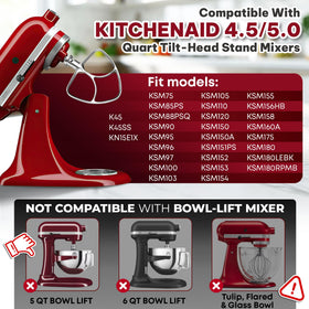 Karoxy beater secure-lock design keeps mixing stable and mess-free.