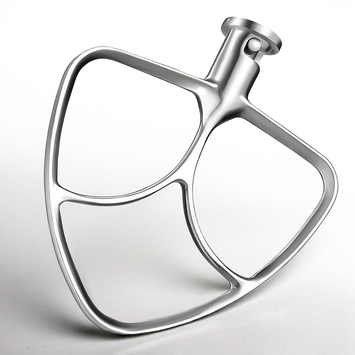 Karoxy flat beater in stainless steel for lasting kitchen use.