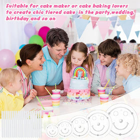 Kartisen cream spatulas included to smooth frosting and decorate.