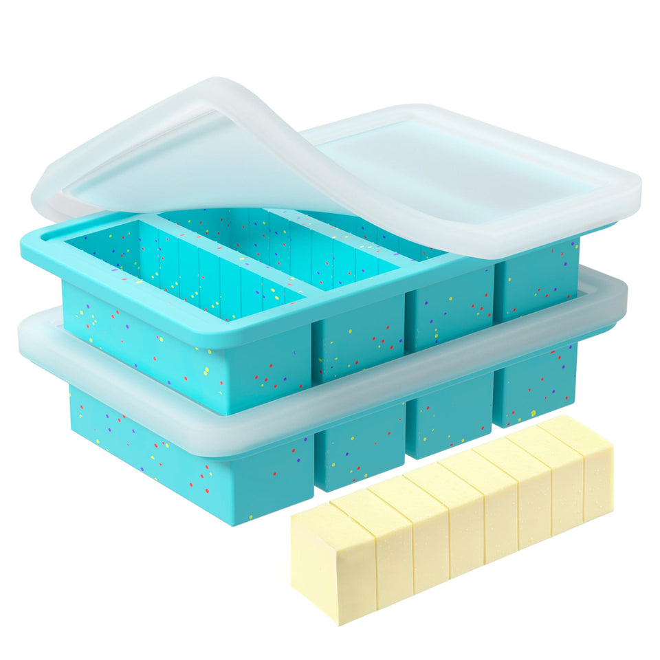 KASHME butter mold with stainless steel frame for stable shaping and mess-free filling.