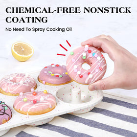KASHME silicone donut molds BPA-free and oven-safe for versatile use