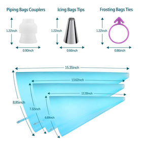 Kasmoire metal icing tips for precise, professional-looking designs