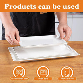 Kassel oven-safe ceramic platter for baked dishes and au jus