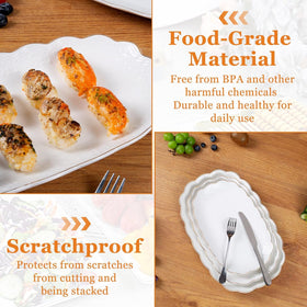 Kassel serving platter set on wedding table creates cohesive tableware