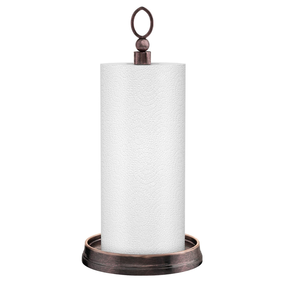Kasunto paper towel holder base provides stable counter support