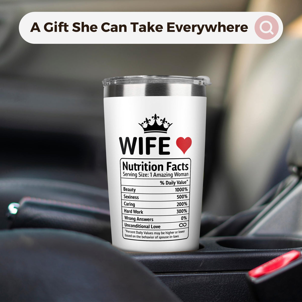 KatAndNat Mothers Day tumbler for wife, adds everyday charm.