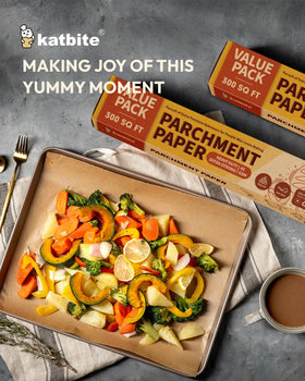 Katbite 2-pack value pack delivers 300 sq ft of parchment paper