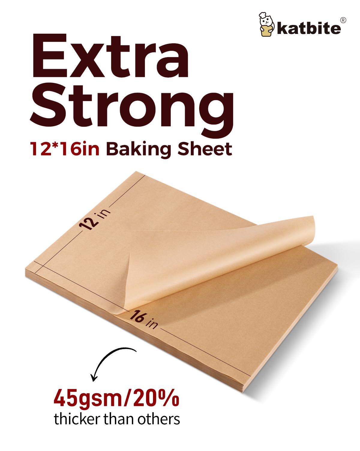Katbite 12x16 sheets are safety certified, food-grade and non-toxic.