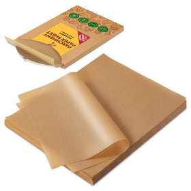 Katbite 200Pcs 9x13 heavy-duty parchment sheets for baking and easy cleanup.