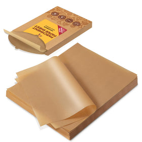Katbite parchment sheets 12x16 inches for half-sheet pans with non-stick surface.