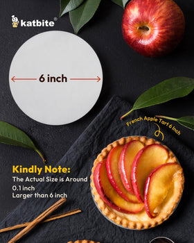 Non-stick surface helps food release with Katbite rounds