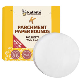 Katbite packaging for 7 inch parchment rounds, neatly boxed for quick access.